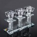 3 Head Crystal Hollow Wedding Party Candle Holder Fill with Diamond Home Decor   372211523389